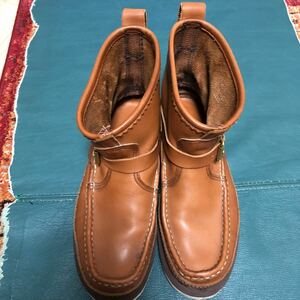 ラッセルモカシンRussell Moccasinノックアバウト７1/2ストラップ　ダブルモカシン　ブーツ