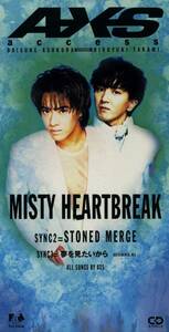 ★8ｃｍCD送料無料★access　MISTY HEARTBREAK