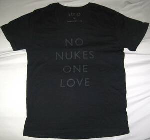 NO NUKES ONE LOVE Tシャツ Lサイズ TOSHI-LOW トシロウ ブラフマン 細美武士 ELLEGARDEN the HIATUS the LOW-ATUS MONOEYES