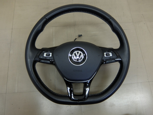 ■VW　ゴルフヴァリアント（5G)　ハンドル【中古】管理NO：401030■