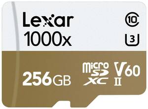 新品 Lexar 1000x microSDXC 256GB マイクロ SD レキサー 1円から