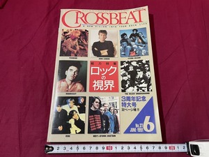 ｊ▲△　CROSSBEAT　クロスビート　1991年6月号　3周年記念特大号　総力特集ロックの視界　音楽　洋楽　雑誌/F30