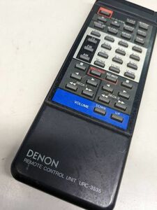 【FKB-26-163】 URC-3535　DENON 純正　オーディオリモコン CD　動確済