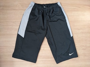 中古 NIKE ウインド ハーフパンツ XL ２L LL 黒 ブラック ナイキ 即決