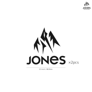 【JONES】ジョーンズ★03★ダイカットステッカー★切抜きステッカー★2枚入り★3.5インチ★8.8cm