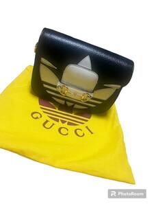 ★未使用品★GUCCI グッチアディダスコラボ バッグ 658574ブラック