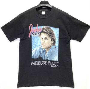 ヴィンテージ MELROSE PLACE JAKE Tシャツ 1994 USA製 ブラック L シングルステッチ TVドラマ MP