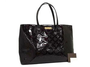 1円 LOUIS VUITTON ルイヴィトン M91645 モノグラムヴェルニ ウィルシャーMM ハンドバッグ ショルダー トートバッグ BN0648