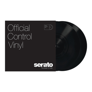 12インチ Serato Control Vinyl [Black] 2枚組 セラート コントロール バイナル レコード