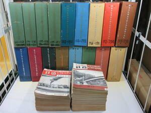 【鉄道資料】鉄道ピクトリアル 　創刊号～328号揃い＋分冊1号　計329冊　約25年間分抜けなし　※難あり　A H328