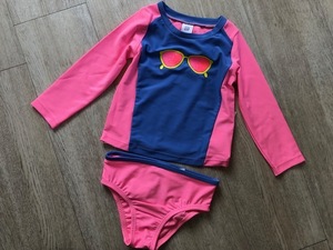 ★新品baby Gapギャップサングラス柄ラッシュガードビキニ90★BP