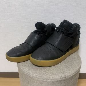 adidas アディダス TUBULAR INVADER STRAP チュブラーインベーダーストラップ 26cm ブラック 黒