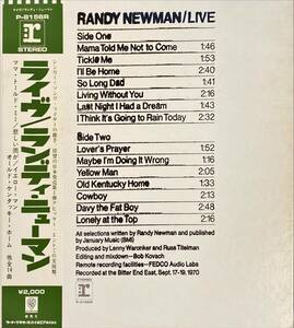 Randy Newman Live