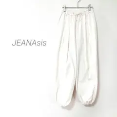 【jeanasis】カーゴパンツ シャカシャカ ワークパンツ アイボリー F