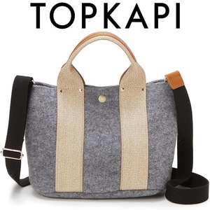 TOPKAPI トプカピ イタリアンフェルト ラメテープ 2way トートバッグ