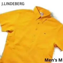 J.LINDEBERG ジェイリンドバーグ 半袖ポロシャツ オレンジ メンズ M