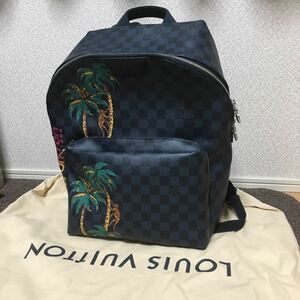 ルイヴィトン LOUIS VUITTON ダミエ コバルトアポロ バックパック リュックサック 2018春夏 南国 猿 サル ジャングル N50003