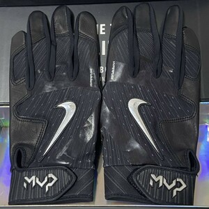 NIKE MVP ELITE ブラック Lサイズ バッティンググローブ ★ ナイキ ジョーダン Jordan ミズノ フランクリン Franklin ZETT バッテ