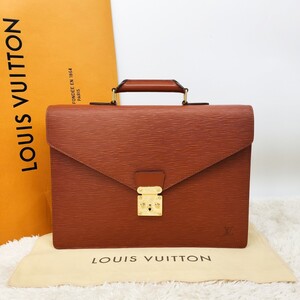 正規品 極美品 LOUIS VUITTON ルイヴィトン ヴィトン セルヴィエット コンコルド エピライン ビジネスバッグ ブリーフケース M54413