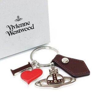 Vivienne Westwood ヴィヴィアンウエストウッド 321631 2834 82030008 キーリング I LOVE ORB GADGET バーガンディ ボルドー キーホルダー