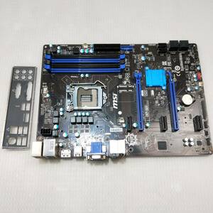 【中古パーツ】BIOS確認のみ、MSI Z87-S01 マザーボード　LGA1150 ■MB832