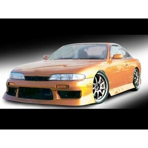 シルビア S14 サイドステップ 前期 エアロ FRP 未塗装 社外品 左右セット SILVIA 日産 ニッサン NISSAN