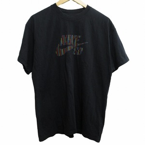 ナイキ エスビー NIKE SB 20SS Tシャツ カットソー マルチカラーロゴ CW1463-010 半袖 黒 ブラック XLサイズ 0510 メンズ