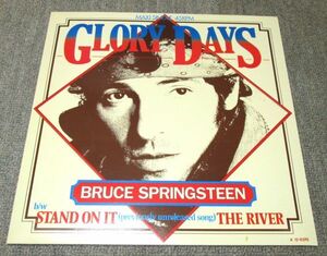 輸入盤12” SINGLE(HOLLAND)：BRUCE SPRINGSTEEN/GLORY DAYS/STAND ON IT/THE RIVER/CBS A 12.6375/オランダ盤オンリー