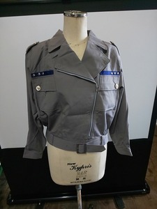 ◆新品未使用！ブルゾン Lサイズ【PG-10】グレー レディース 制服女性用　警備　仮装コスプレにも【I0829A22】