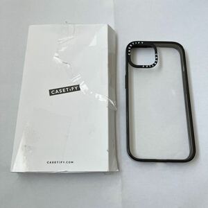 605p0306☆ CASETiFY コンパクト iPhone 15 ケース [MIL規格準拠 (2x MIL-STD-810G) / 1.2mからの落下テストをクリア] - クリア ブラック