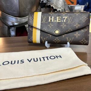 701 ルイヴィトン LOUIS VUITTON モノグラム ポルトフォイユ・サラ マイLV 長財布 二つ折り イニシャル