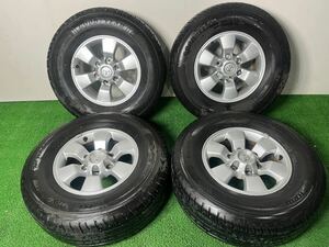 【管理番号 247-37】 トヨタ ハイラックスサーフ 純正 ホイール 16×7J +11 PCD 139.7-6H グッドイヤー 265/70R16 ランクル 等