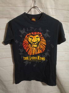 メンズ ph120 ディズニー THE LION KING ラインオンキング 劇団四季 ミュージカル 半袖 Tシャツ S ブラック