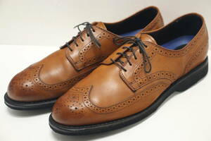 アレンエドモンズ　ウイングチップ革靴◆27-27.5cm◆US9.5D◆超美品◆ゴムソール◆Allen Edmonds◆Road Warriors◆USA購入◆S153