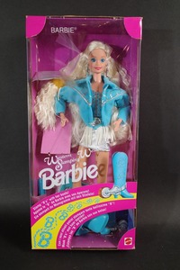 未使用 MATTEL マテル バービー Barbie 1993 ウエスタン スタンビン Western Stanpin