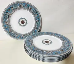 WEDGWOOD ウェッジウッド フロレンティーンター コイズ 27cm皿7枚