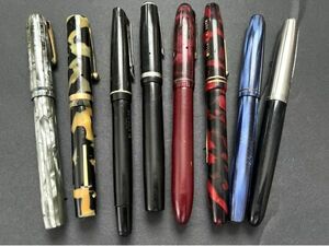 万年筆 シェーファー パーカー ウォーターマン Sheaffer Parker Waterman 他 8本 セット ペン先 14K ヴィンテージ まとめ 筆記未確認I-03