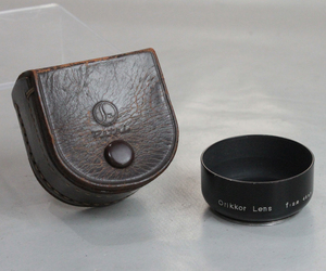 100618 【良品 ペトリ】 PETRI Orikkor Lens f：2.8 45mm用 スクリュー式メタルレンズフード 取付口径 35.5mm