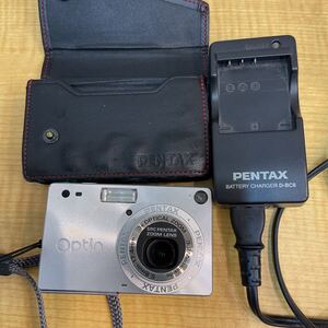 【S-254】ペンタックス PENTAX オプティオS Optio S デジタルカメラ コンパクトデジタルカメラ 通電確認済み