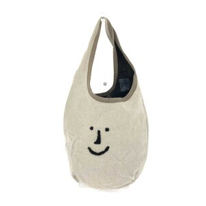 ◆mina perhonen ミナペルホネン トートバッグ◆ ベージュ リネン100％ 刺繍 レディース 日本製 bag 鞄