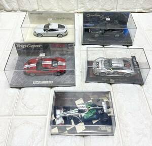 ミニチャンプス MINICHAMPS Maisto 1/43 Mercedes CLK-GTR JAGUAR XK Aston Martin Ford HONDA RA108 等 ミニカー 大量 まとめて 5点 J25