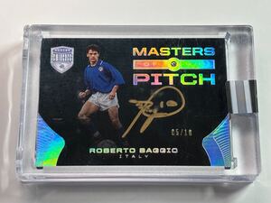 バッジョ【直筆サイン /10】2018 Panini Eminence Masters of the Pitch Roberto Baggio DIAMOND /10 Auto Autograph ロベルト バッジォ