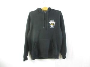 中古 ステューシー STUSSY OFFERING HOOD パーカー フーディー スカル ブラック S メンズ