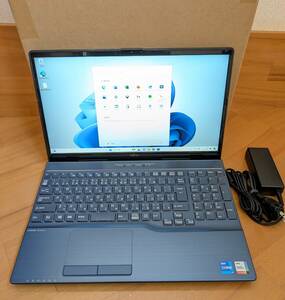 【Used】富士通 FMV LIFEBOOK AH53/F3 FMVA53F3L i7 1195G7/メモリ 16GB/SSD 512GB/ブルーレイ/15.6型 光沢/Win11/office付 22年5月製