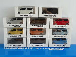 スズキ ワゴンR スティングレー カラーサンプル プルバックミニカー 全11色セット