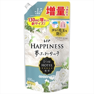 まとめ得 レノアハピネス夢ふわタッチホワイトティーの香り詰替増量サイズ Ｐ＆Ｇ x [10個] /h