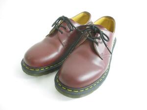 中古 ドクターマーチン Dr.Martens ドレスシューズ レザー AW006 UK9 ワインレッド メンズ