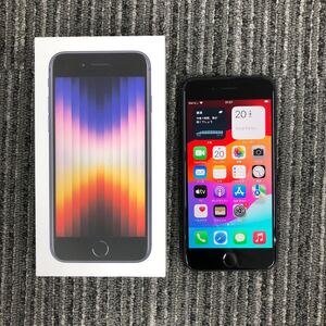 152【中古】iPhone SE 第3世代 64GB 黒　95％　ミッドナイト　 SIMフリー　シムフリー　Apple iPhone SE3　355486595228976