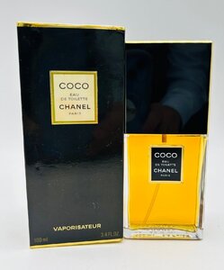 【OP3174】【開封済】CHANEL シャネル COCO EDT オードトワレ ヴァポリザター100ml 残量ほぼ満タン 香水 レディース 箱有 フレグランス