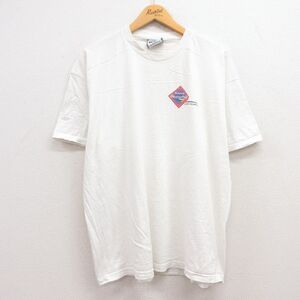 XL/古着 リー Lee 半袖 ビンテージ Tシャツ メンズ 90s ポラロイド 大きいサイズ コットン クルーネック 白 ホワイト spe 24